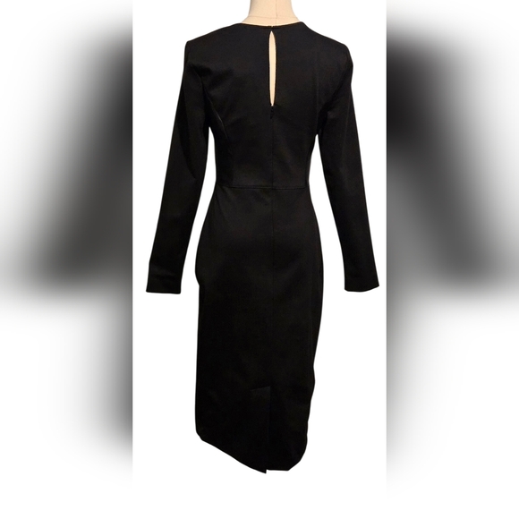 NWT~BCBGMAXAZRIA Faux Leather Top Dress - Picture 7 of 13